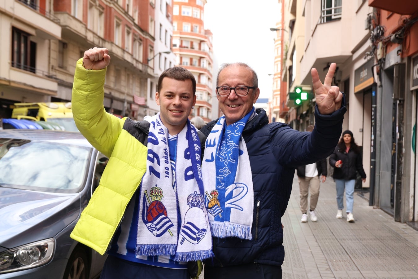 Las aficiones calientan motores antes del derbi