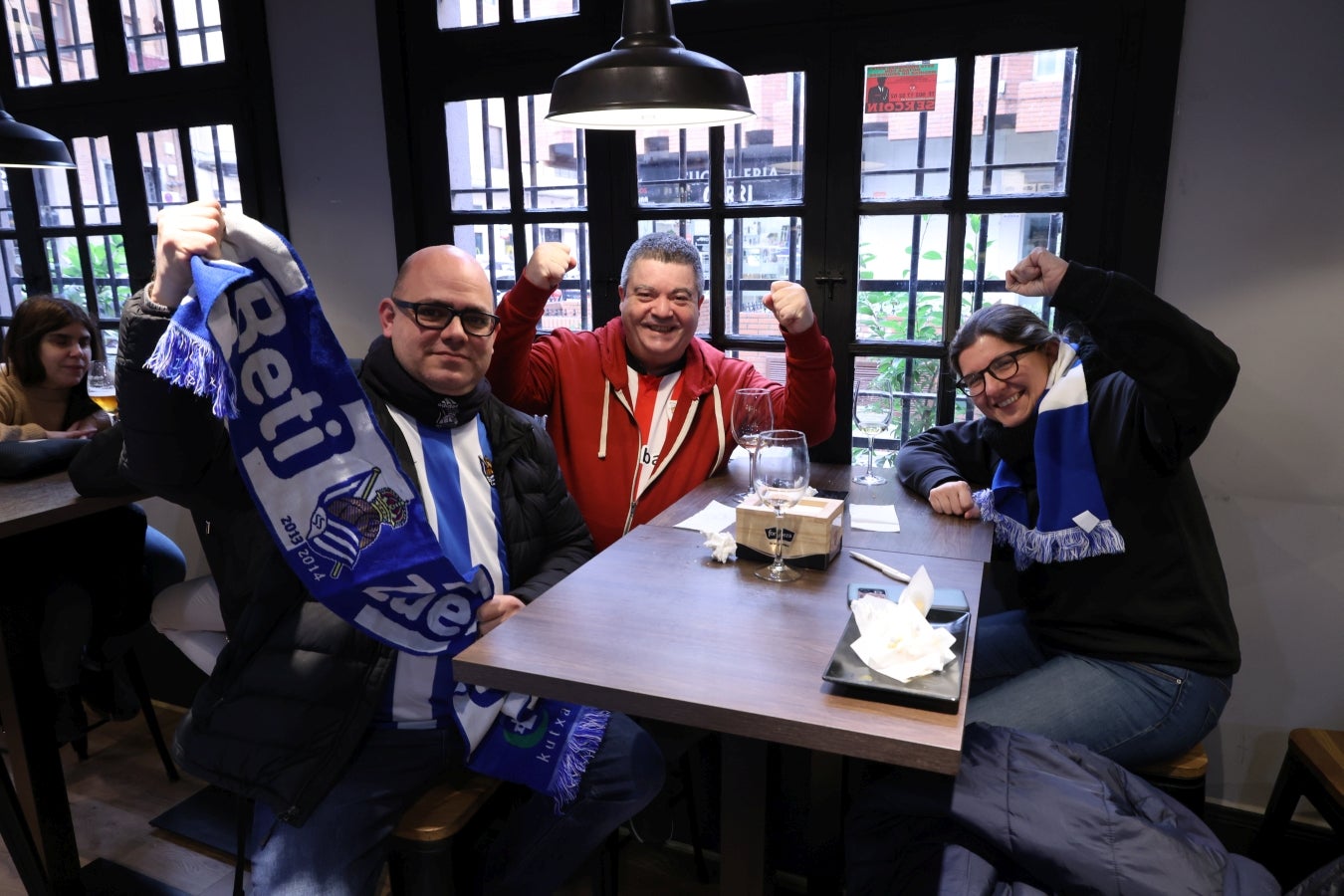 Las aficiones calientan motores antes del derbi