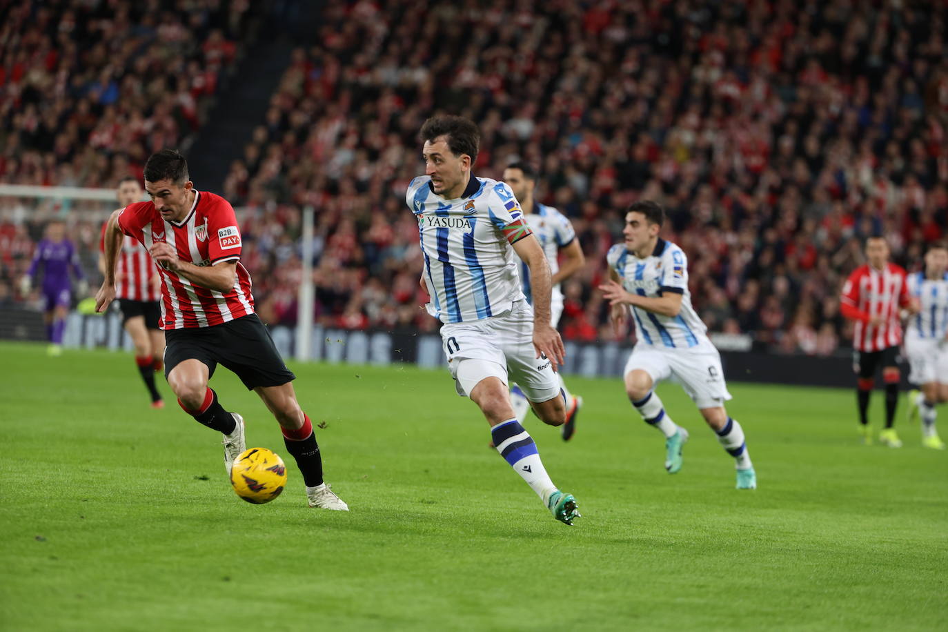 El derbi de San Mamés, en imágenes