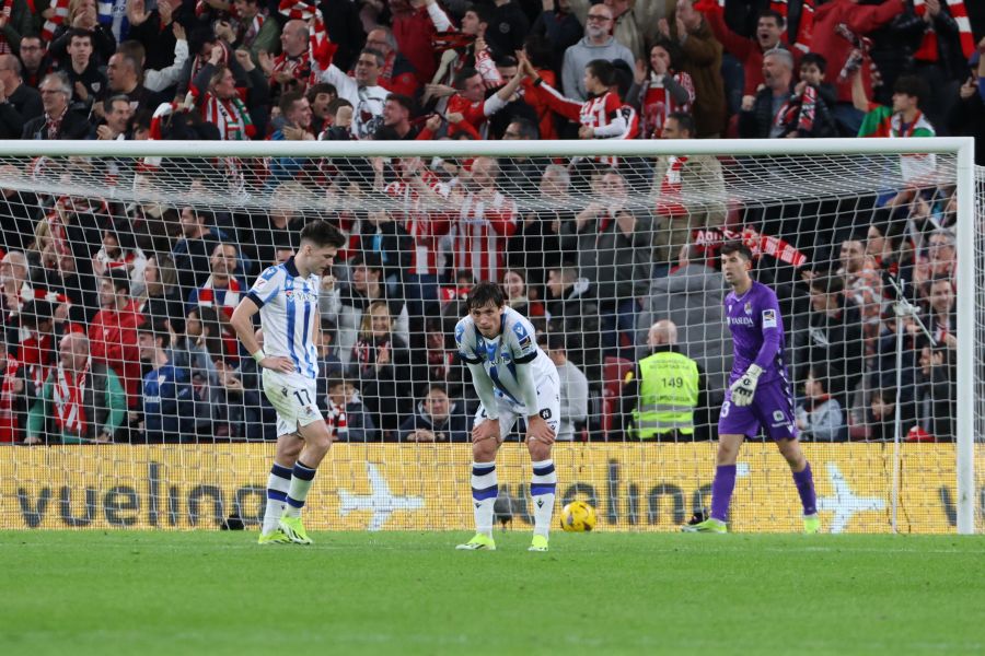 El derbi de San Mamés, en imágenes
