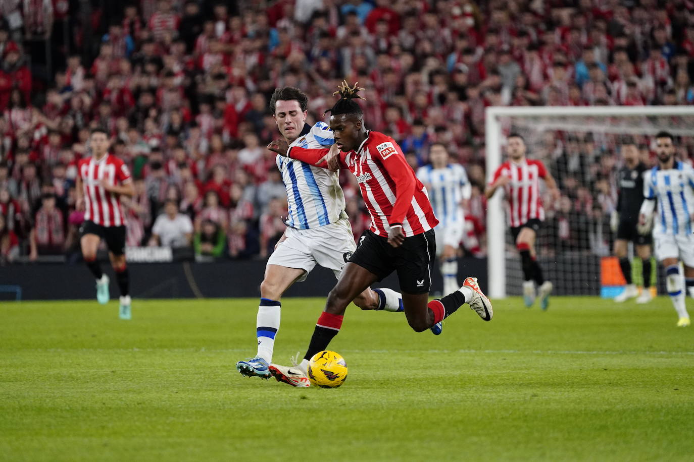 El derbi de San Mamés, en imágenes