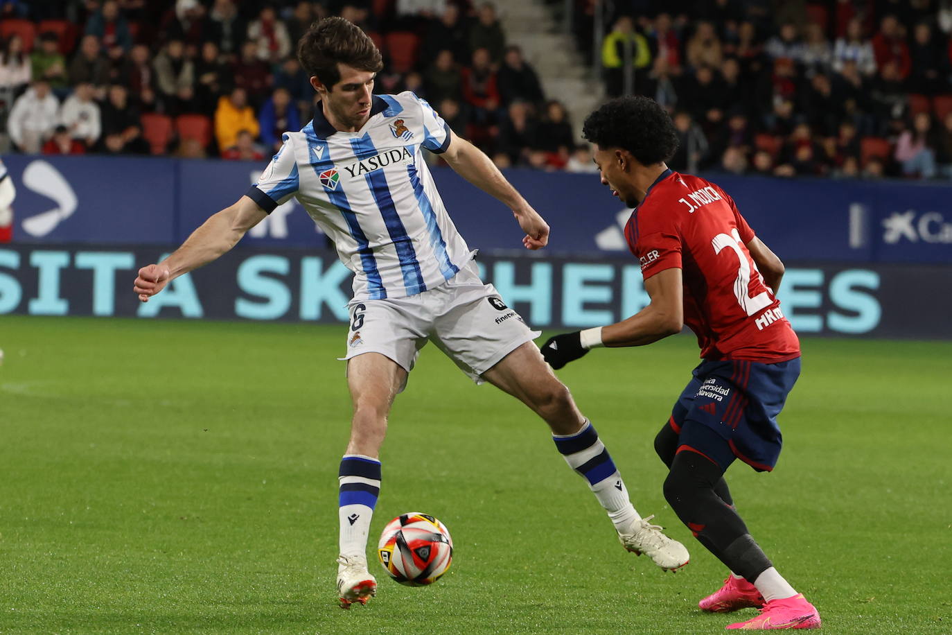 Las mejores imágenes del Osasuna-Real Sociedad