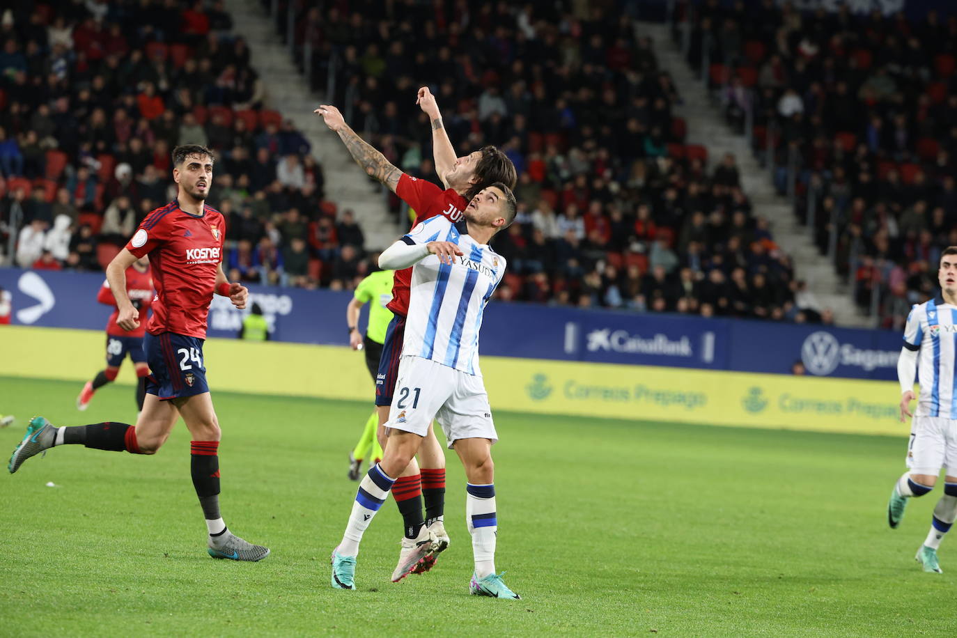 Las mejores imágenes del Osasuna-Real Sociedad