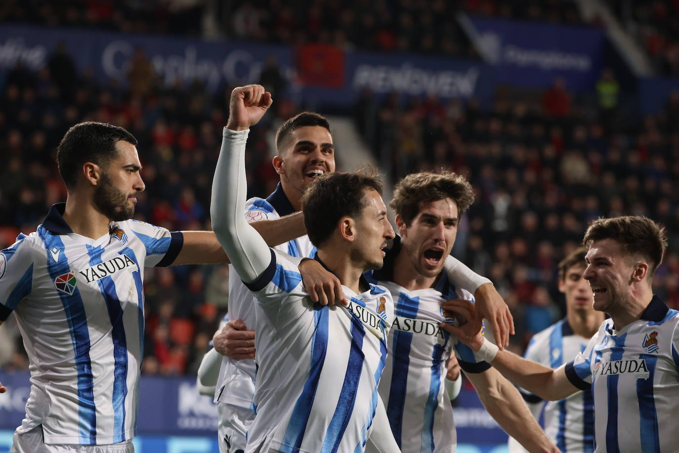 Las mejores imágenes del Osasuna-Real Sociedad