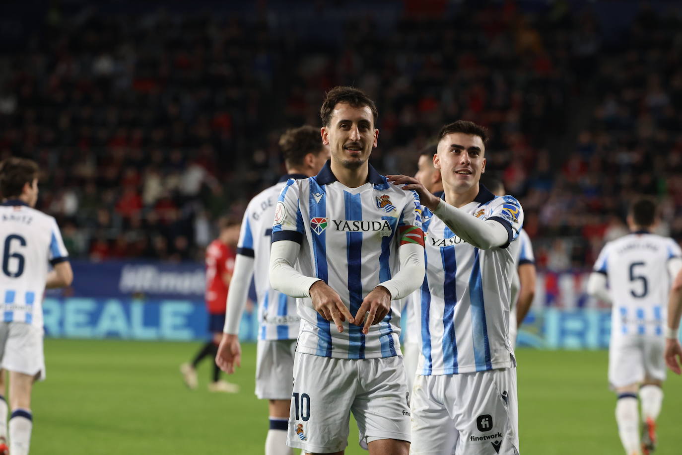 Las mejores imágenes del Osasuna-Real Sociedad