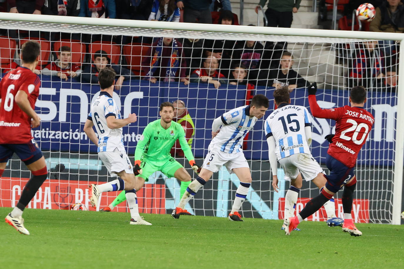 Las mejores imágenes del Osasuna-Real Sociedad