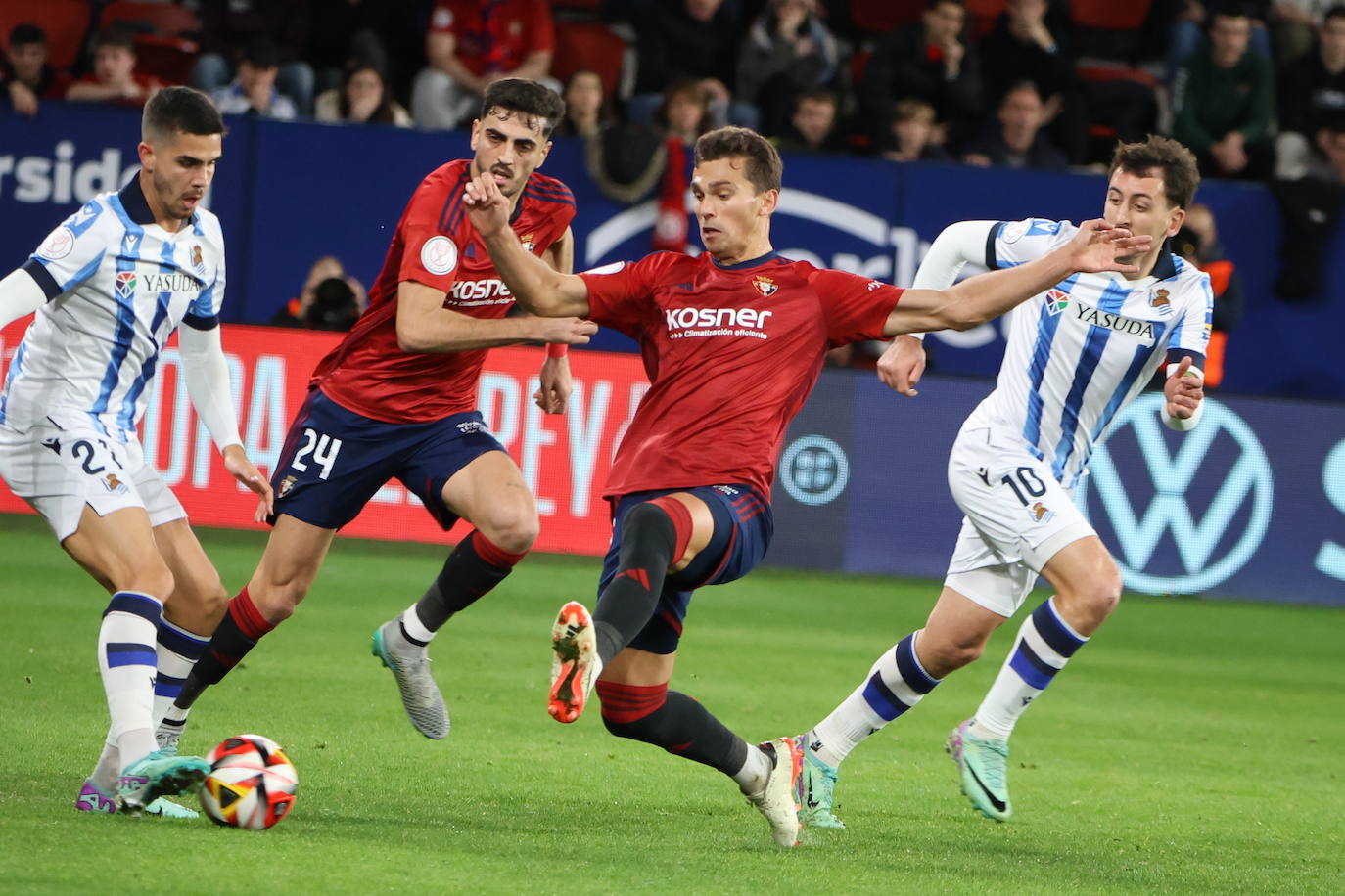 Las mejores imágenes del Osasuna-Real Sociedad