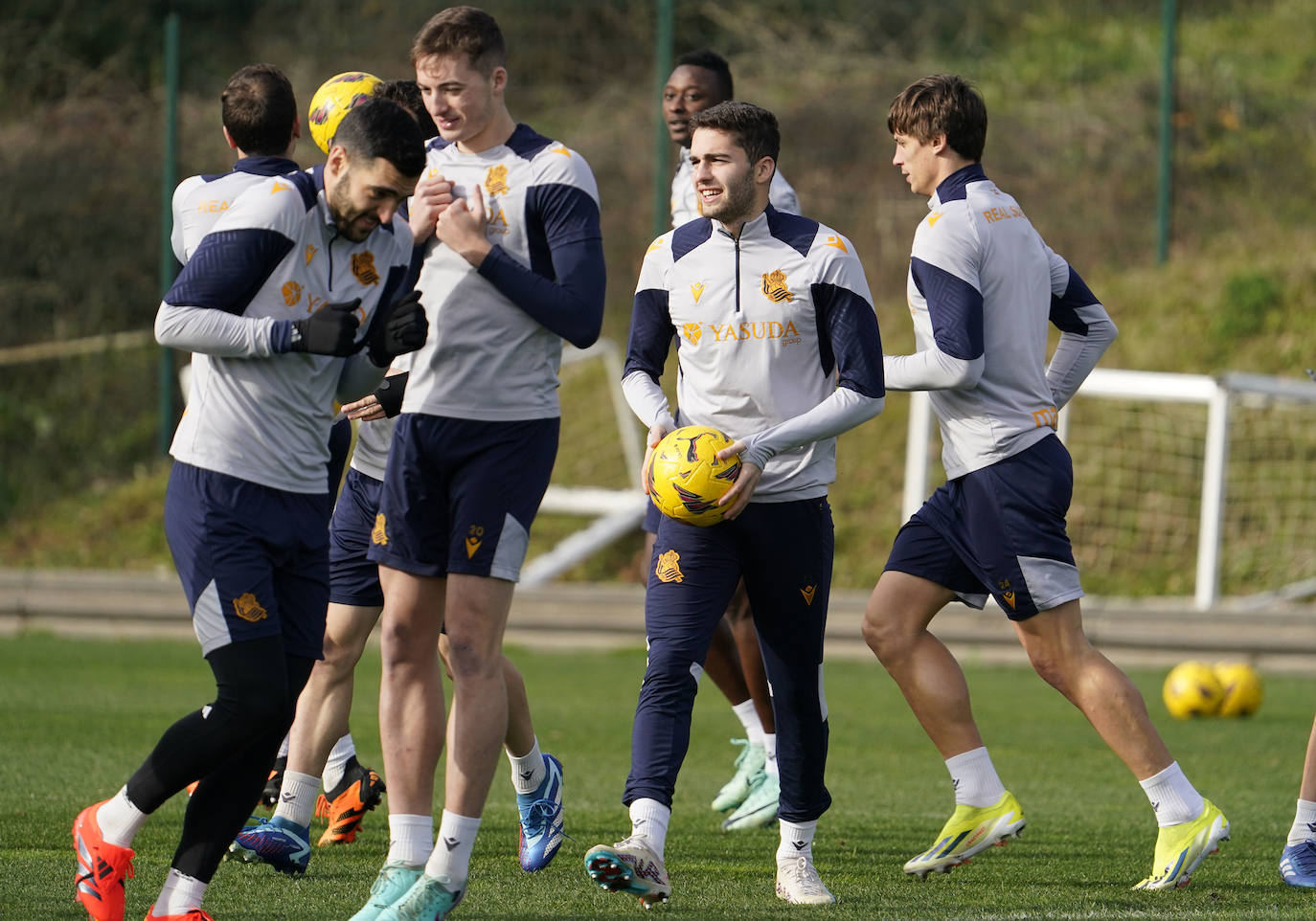 Las mejores imágenes del entrenamiento de la Real