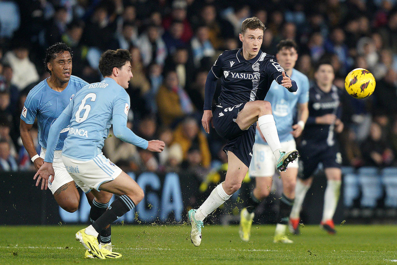 Las mejores imágenes del Celta-Real Sociedad