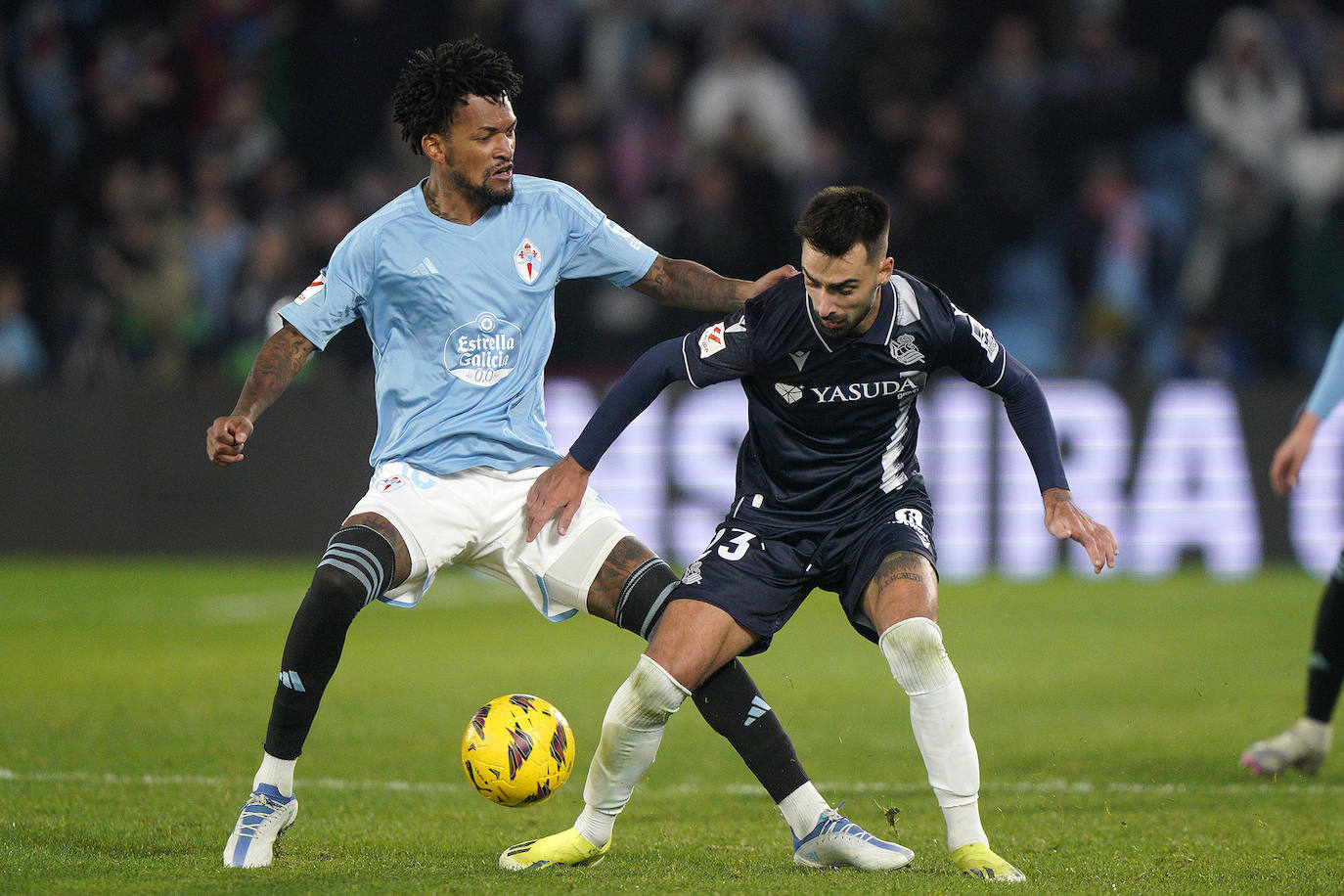 Las mejores imágenes del Celta-Real Sociedad