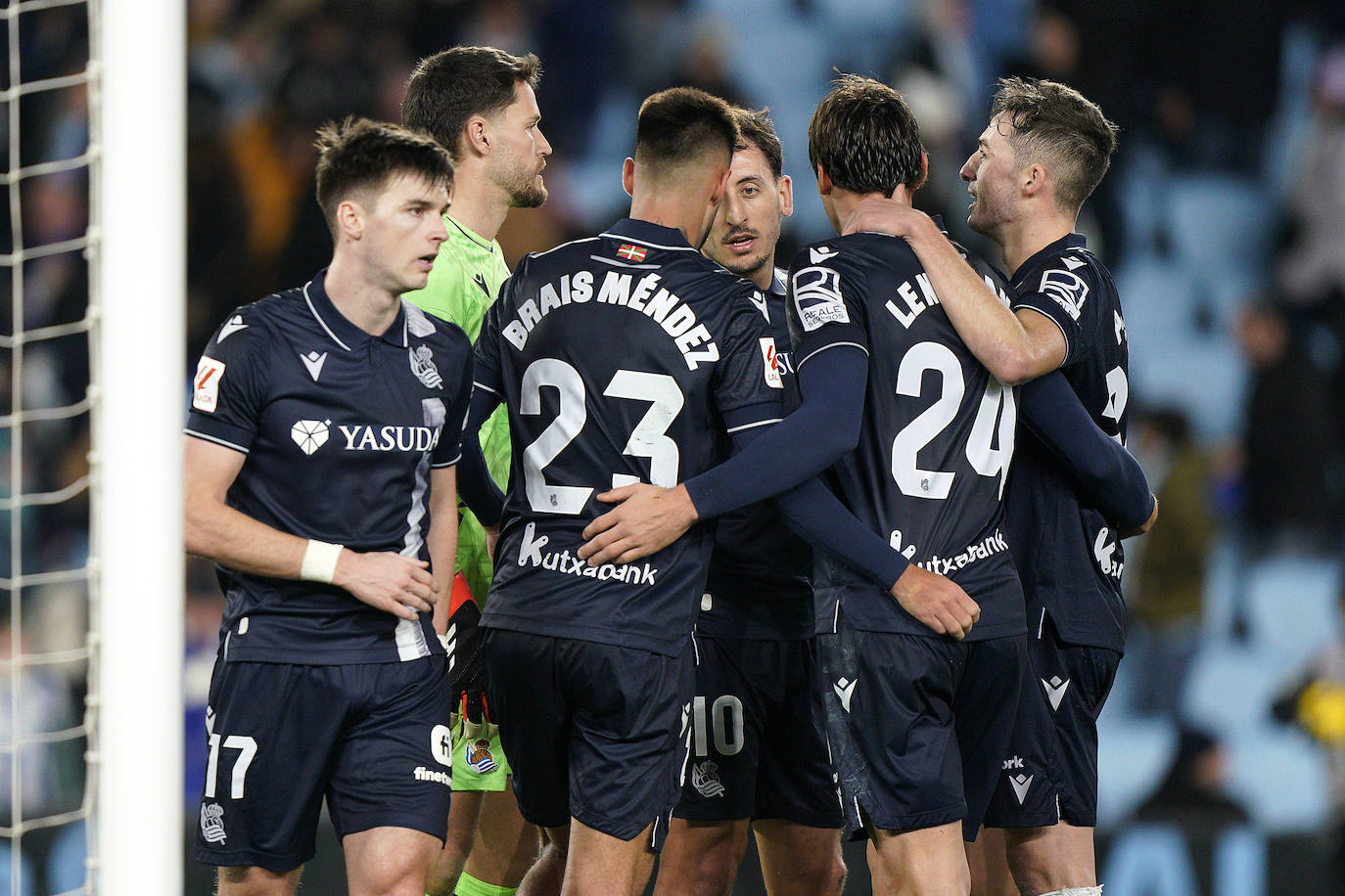 Las mejores imágenes del Celta-Real Sociedad