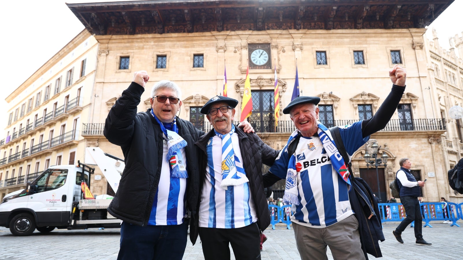 La afición de la Real Sociedad ya está en Mallorca