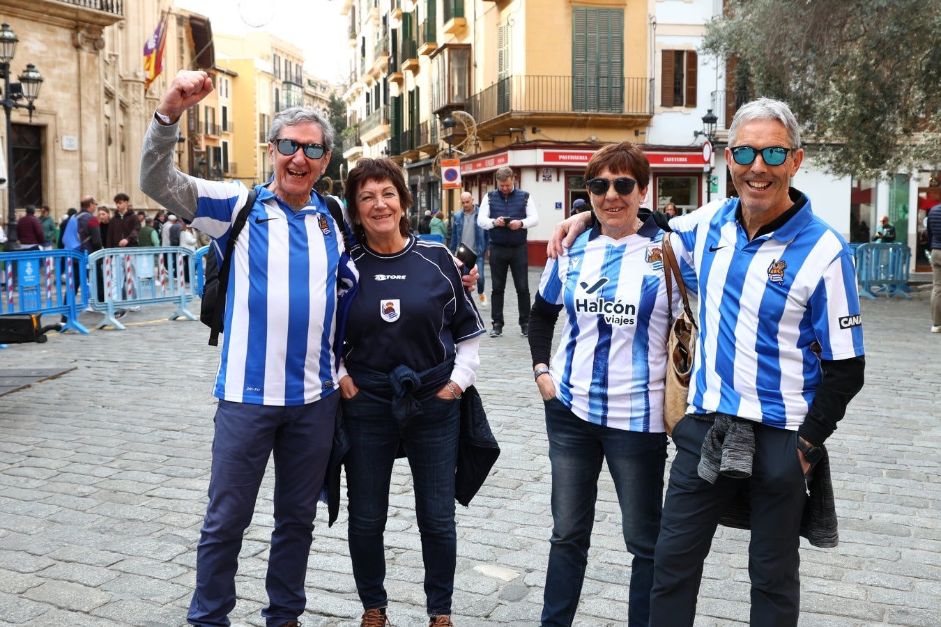 La afición de la Real Sociedad ya está en Mallorca