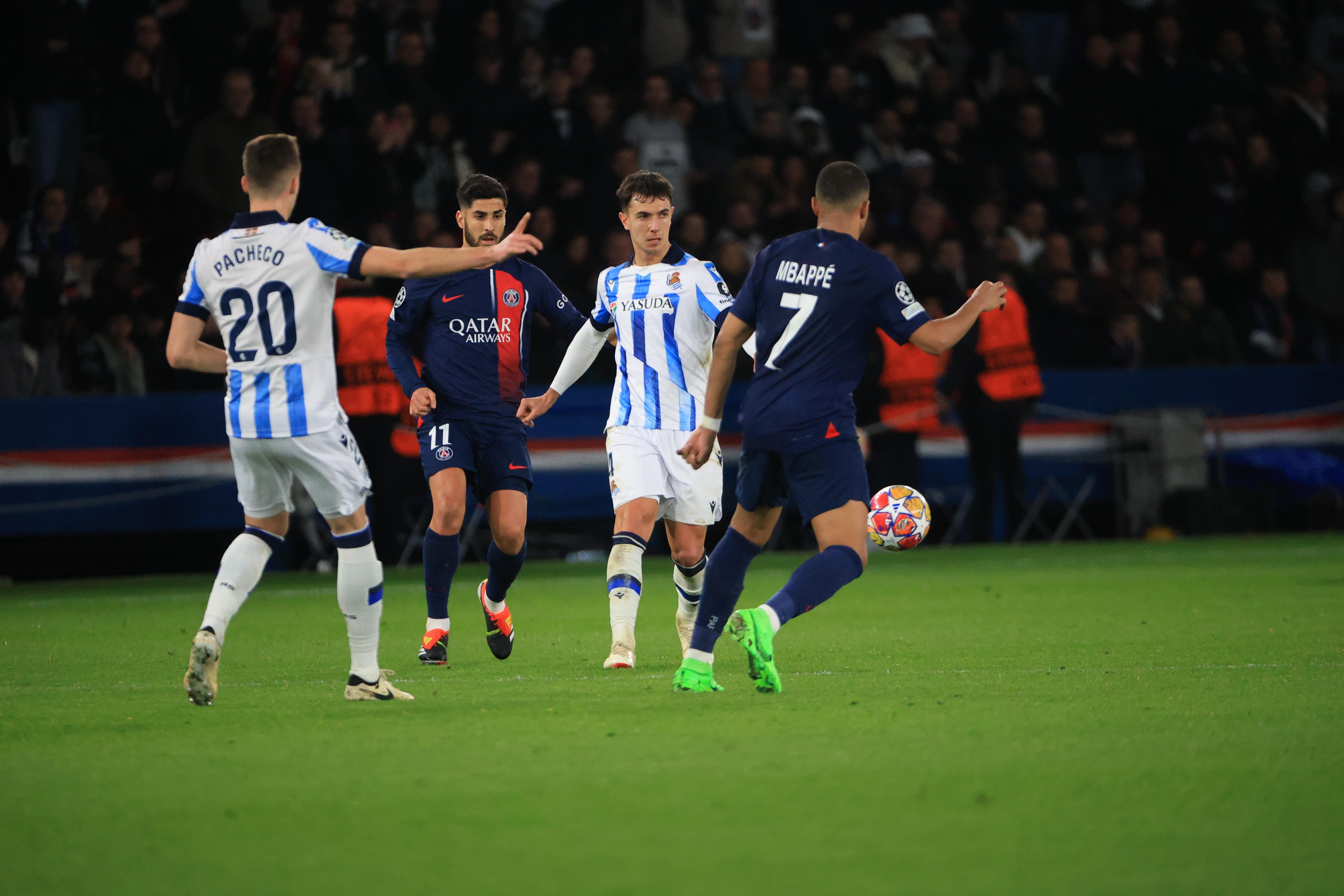 Las mejores imágenes del PSG - Real Sociedad