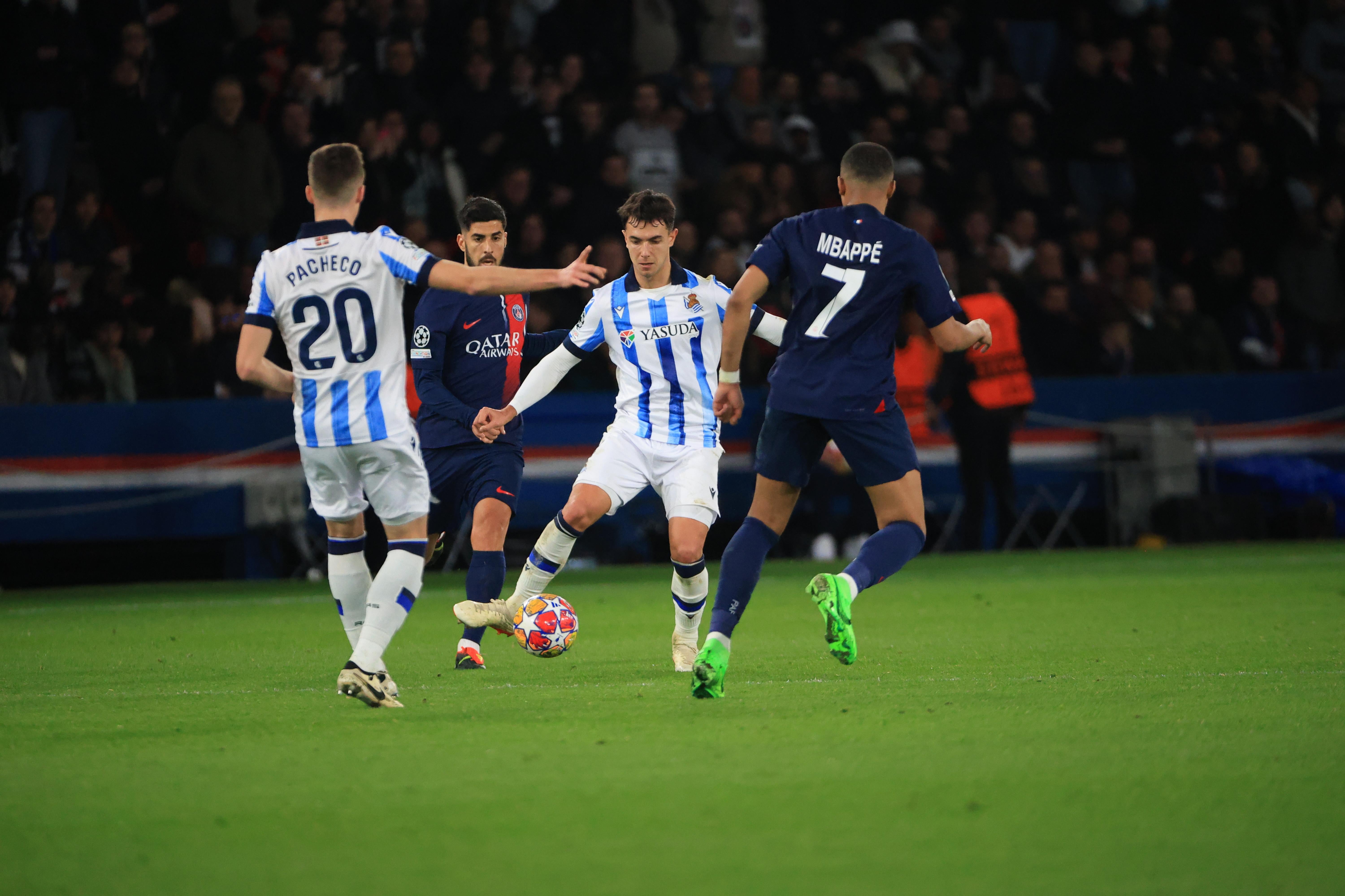 Las mejores imágenes del PSG - Real Sociedad