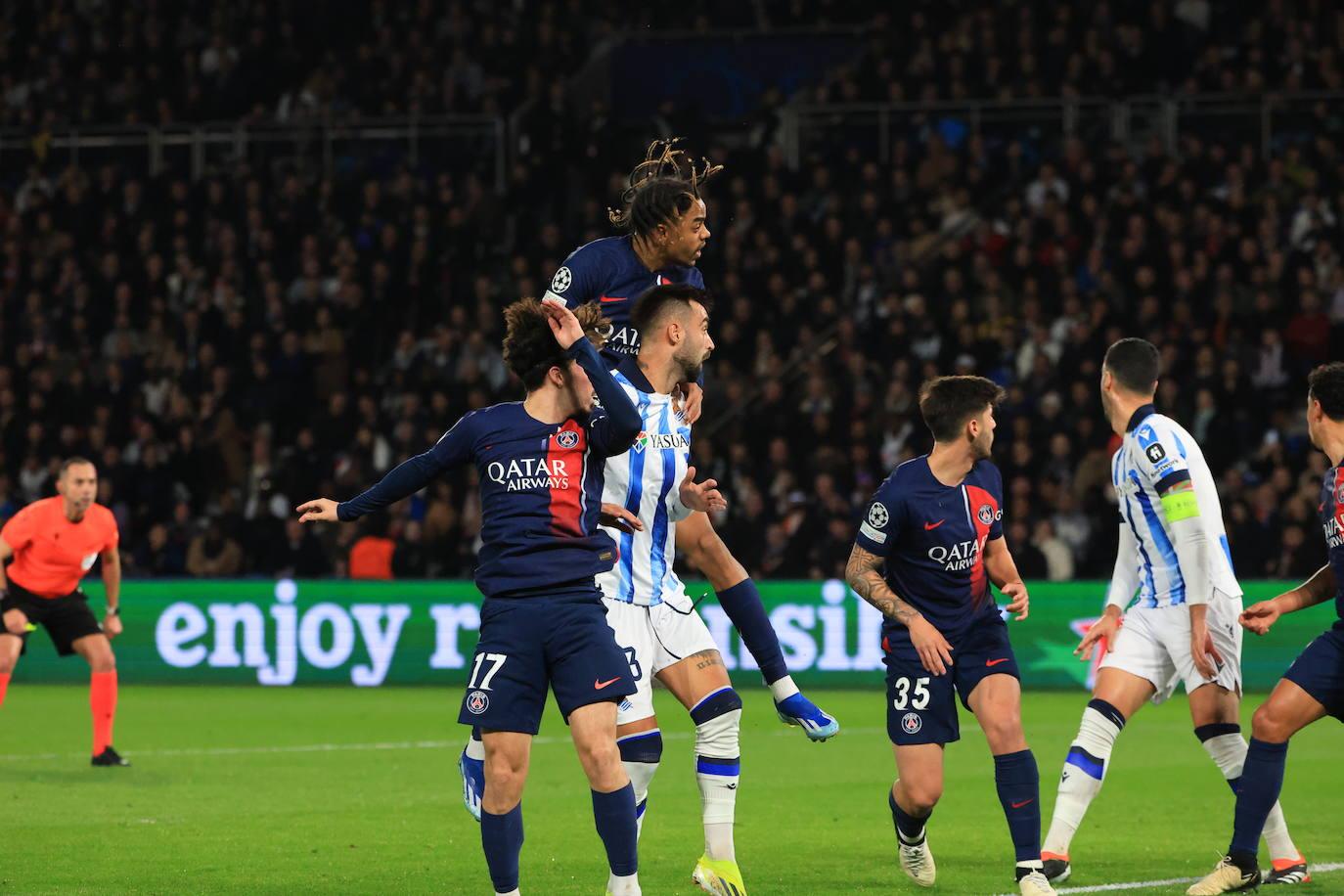 Las mejores imágenes del PSG - Real Sociedad