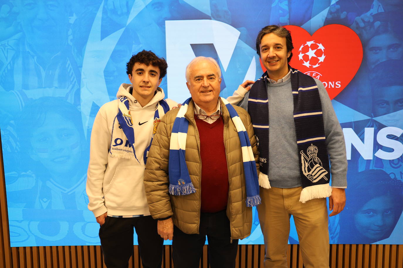 Ignacio Viñuales, Ignacio Aguado y Javier Viñuales.