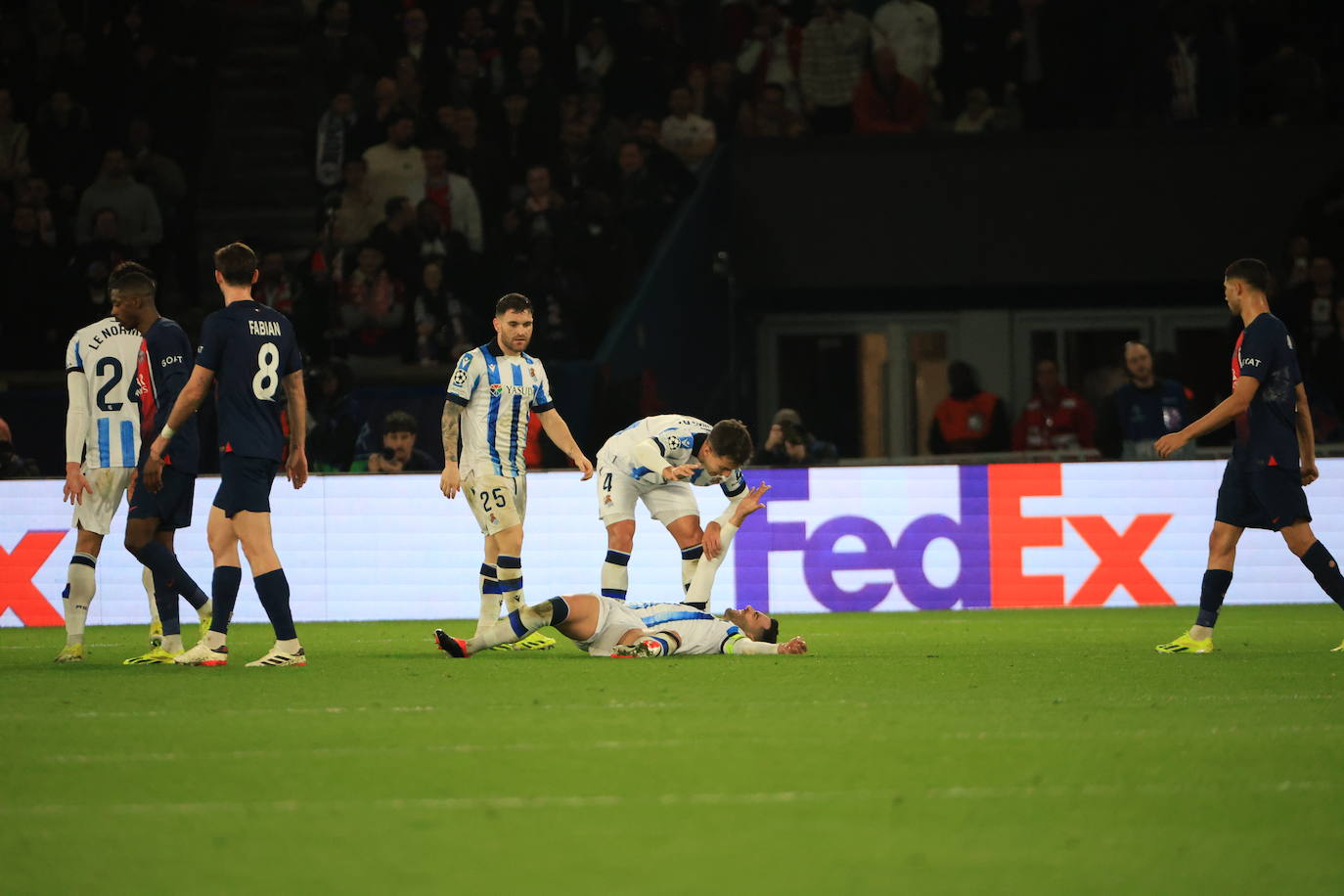 Las mejores imágenes del PSG - Real Sociedad