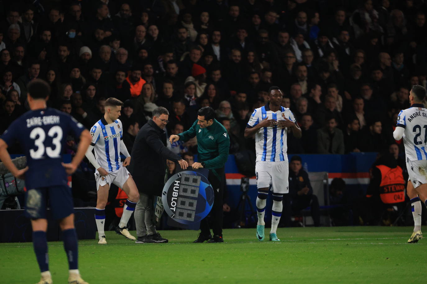 Las mejores imágenes del PSG - Real Sociedad