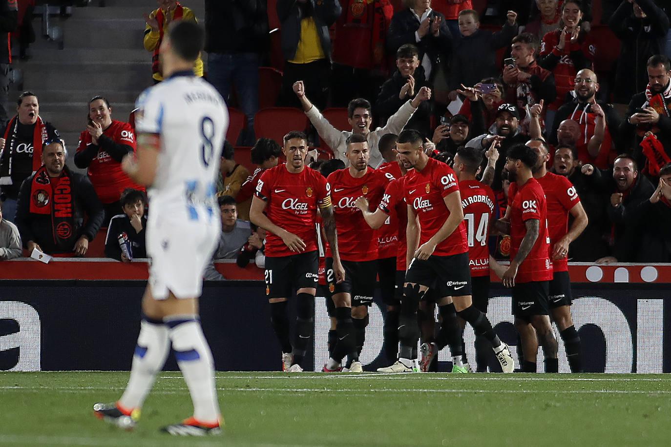 Las mejores imágenes del Mallorca - Real Sociedad