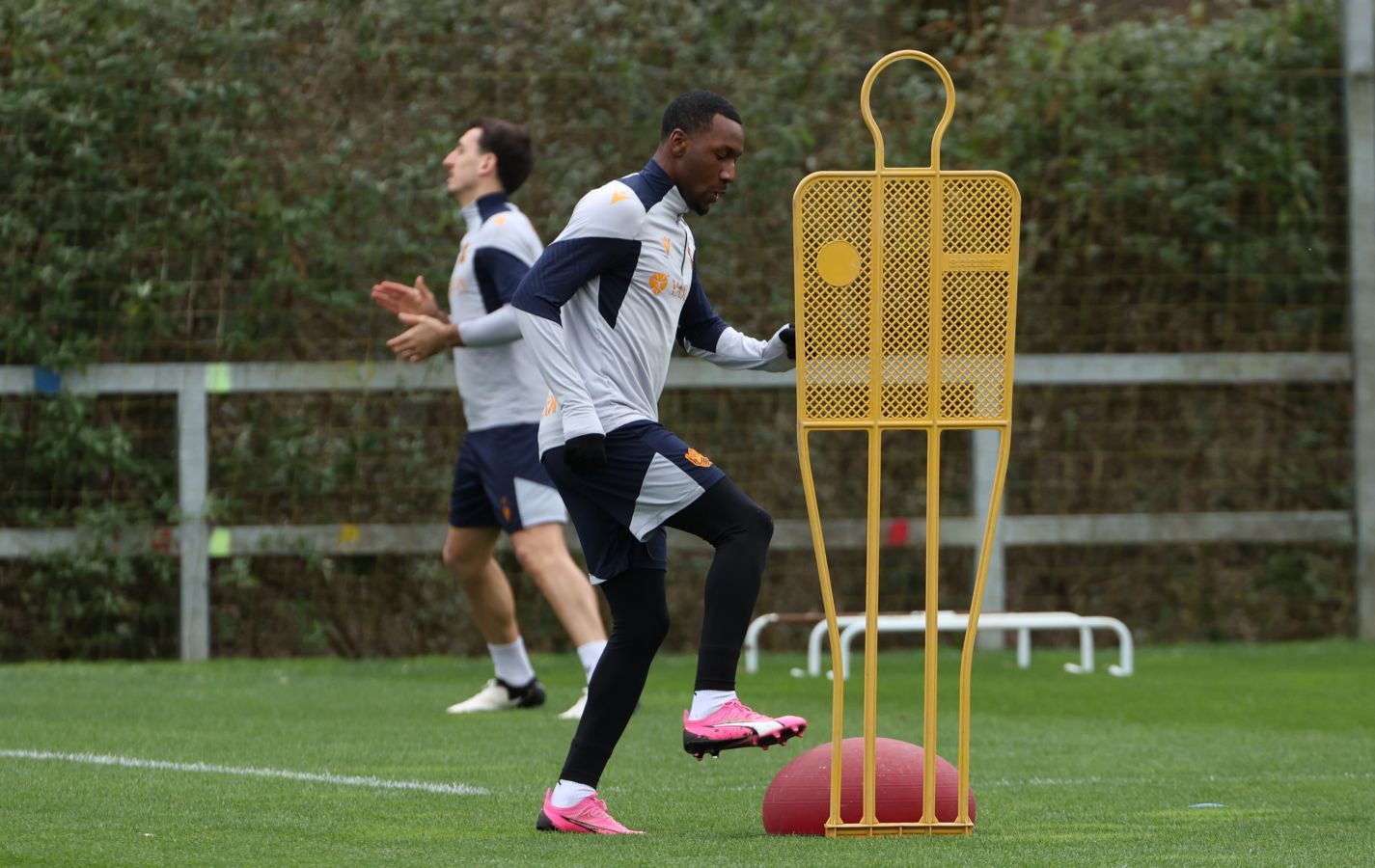 El último entrenamiento de la Real, en imágenes