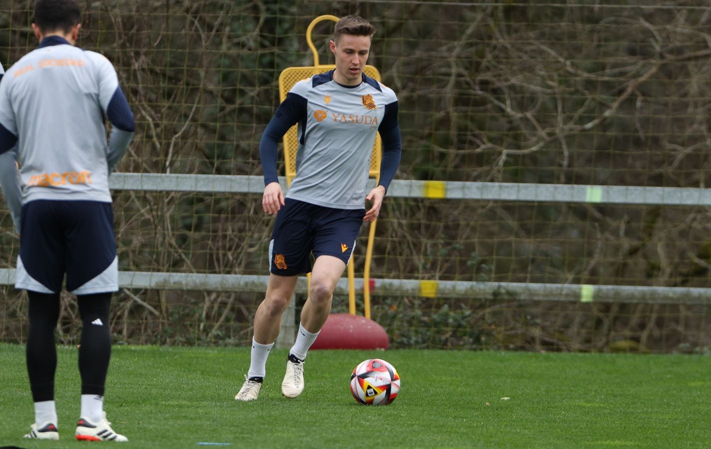 El último entrenamiento de la Real, en imágenes