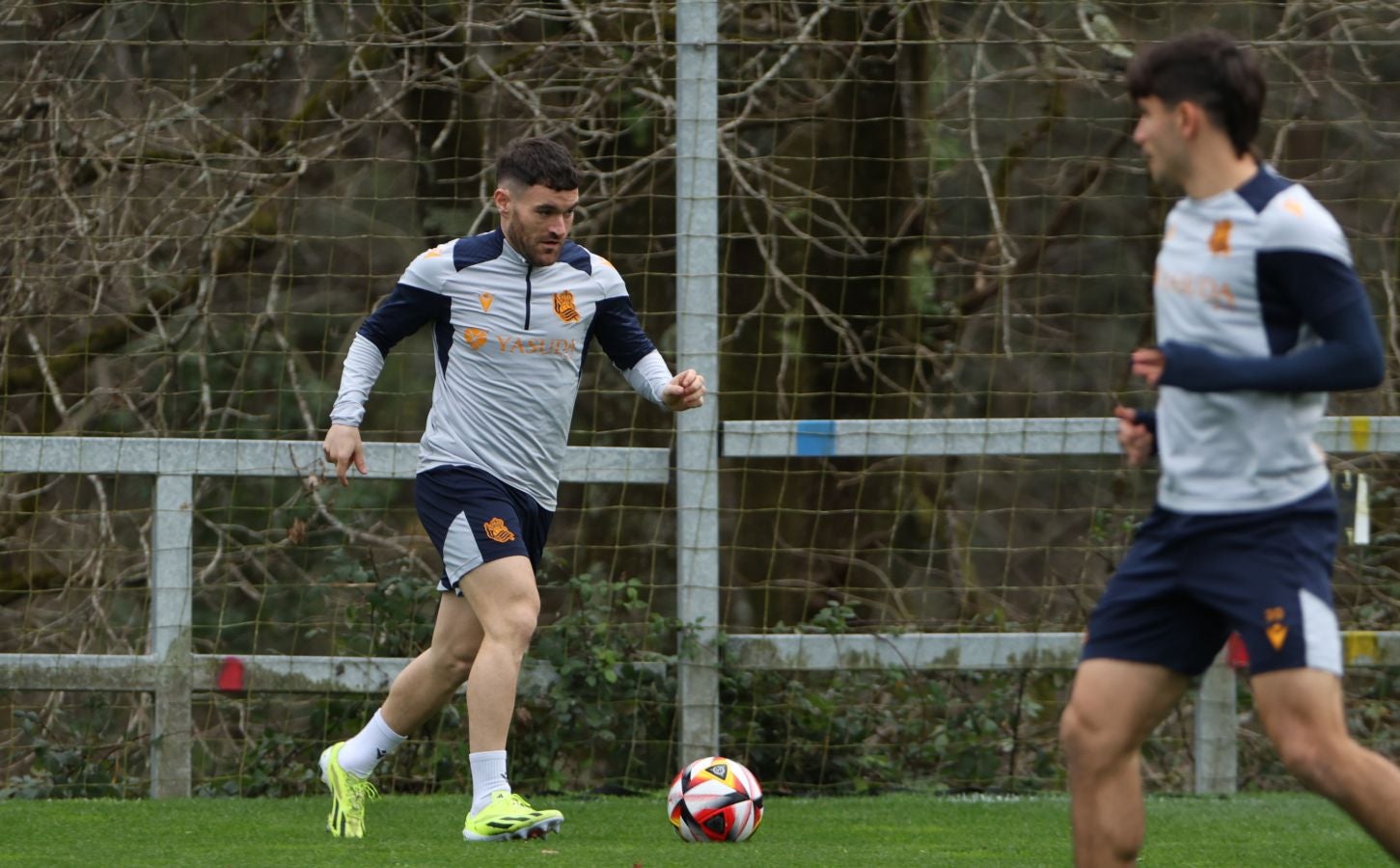 El último entrenamiento de la Real, en imágenes