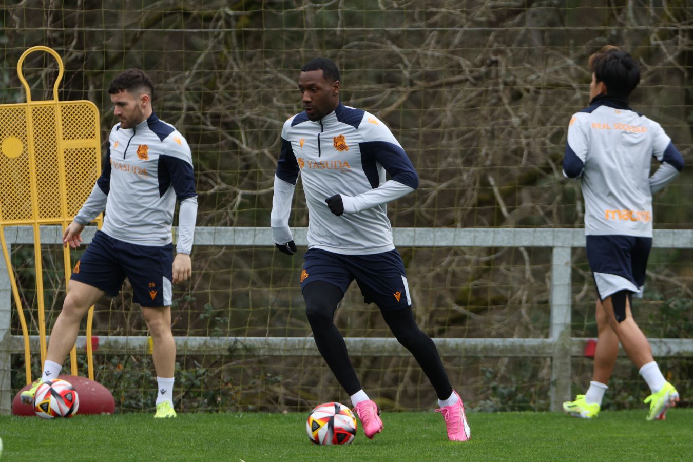 El último entrenamiento de la Real, en imágenes