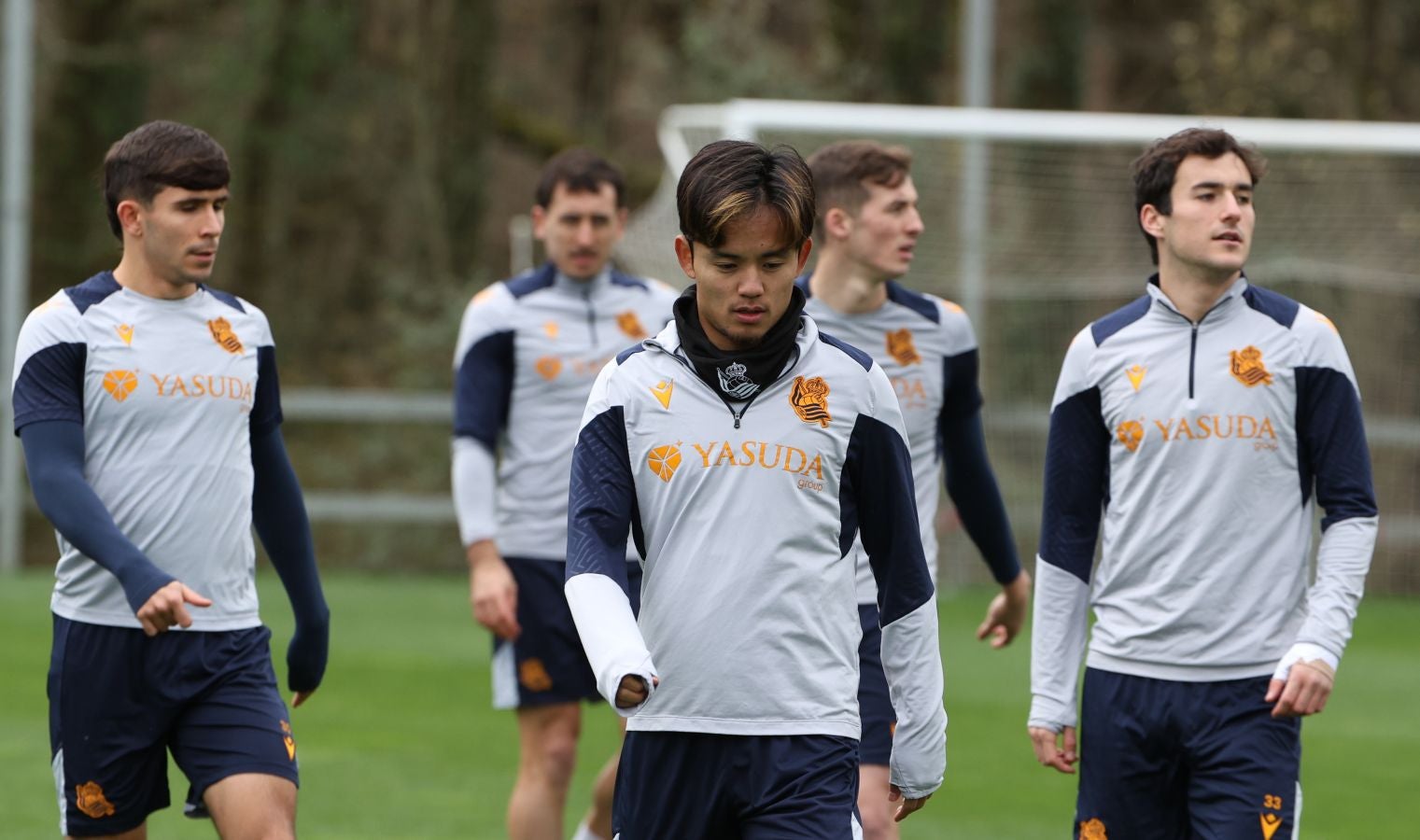 El último entrenamiento de la Real, en imágenes