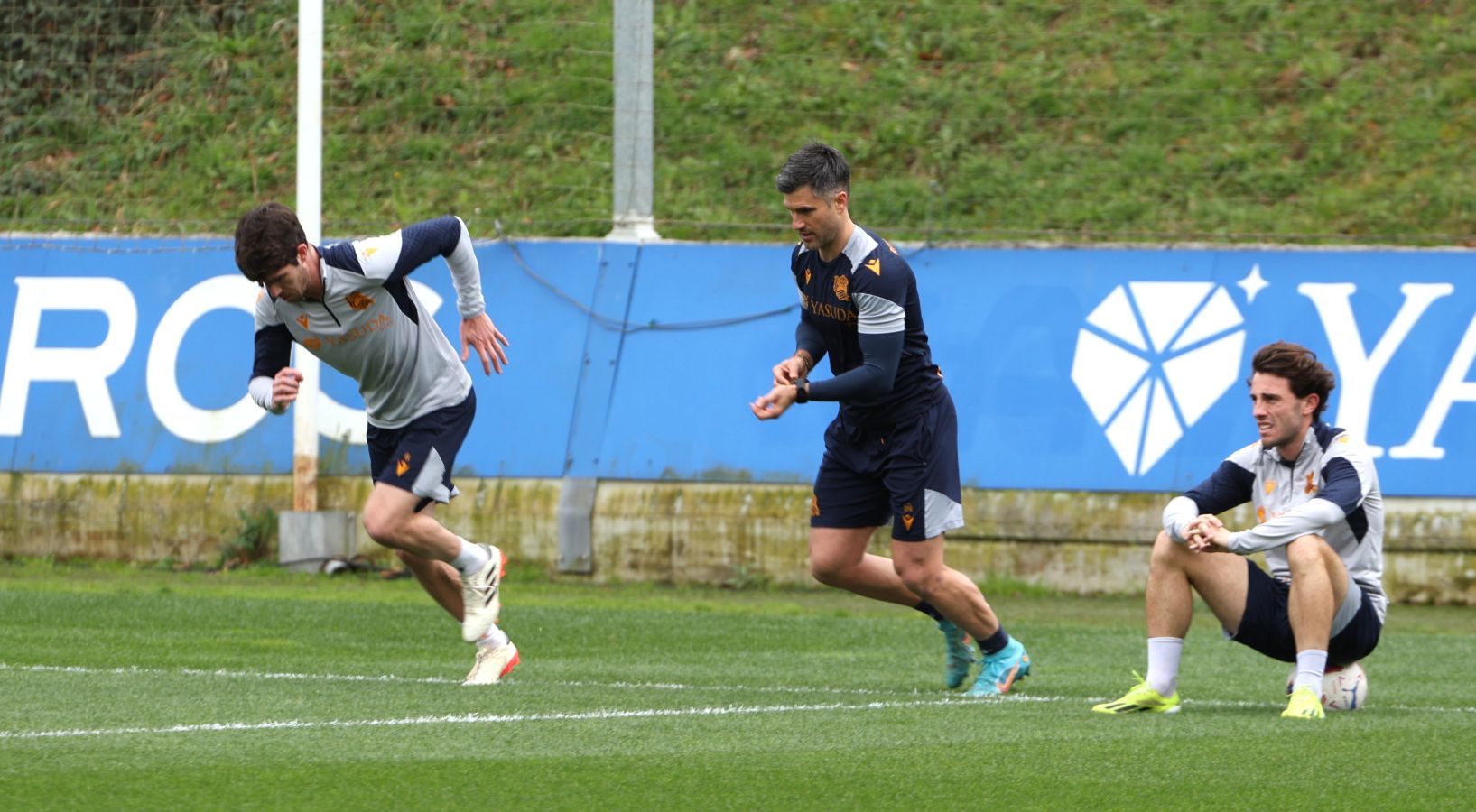 El último entrenamiento de la Real, en imágenes