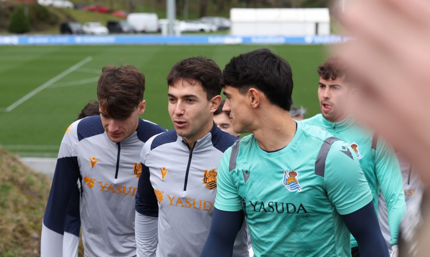 El último entrenamiento de la Real, en imágenes