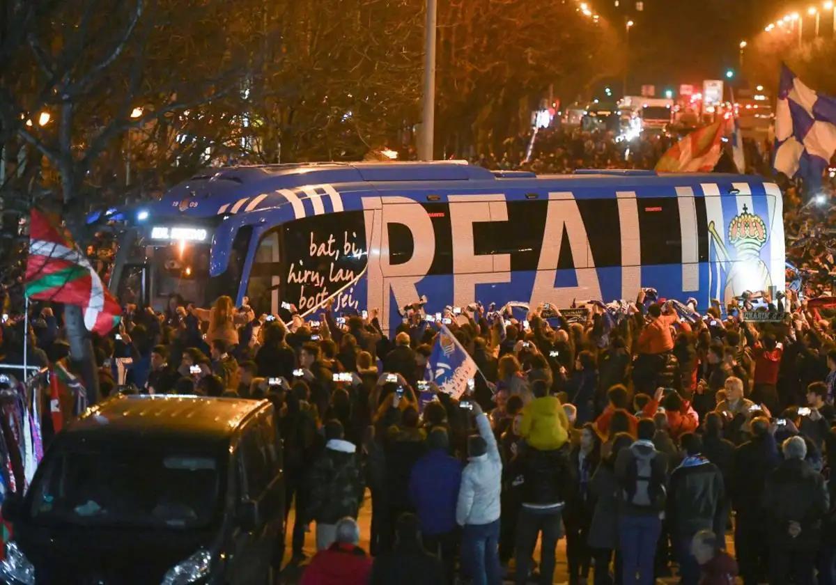 La afición recibirá al equipo en el Paseo Errondo, como sucedió en las semifinales de Copa ante el Mirandés en 2020.