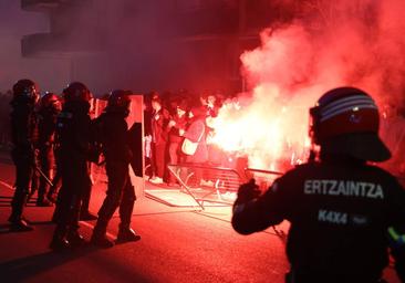 Balance de incidentes previos al Real-PSG: un detenido por atentado a la autoridad