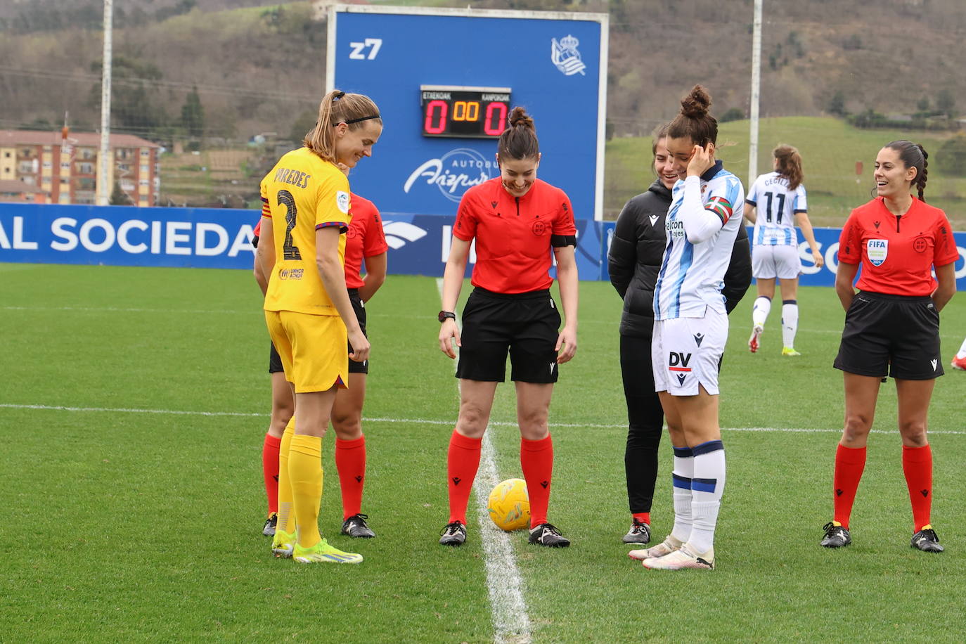 Las mejores imágenes del duelo entre la Real Sociedad y el Barcelona en Zubieta