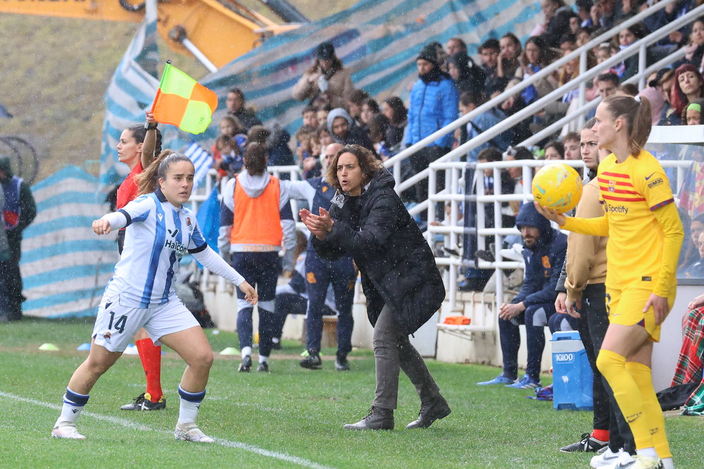 Las mejores imágenes del duelo entre la Real Sociedad y el Barcelona en Zubieta