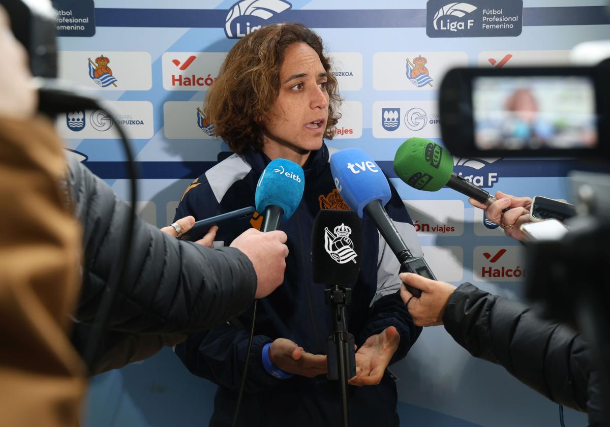 Natalia Arroyo ha comparecido este lunes en Zubieta.