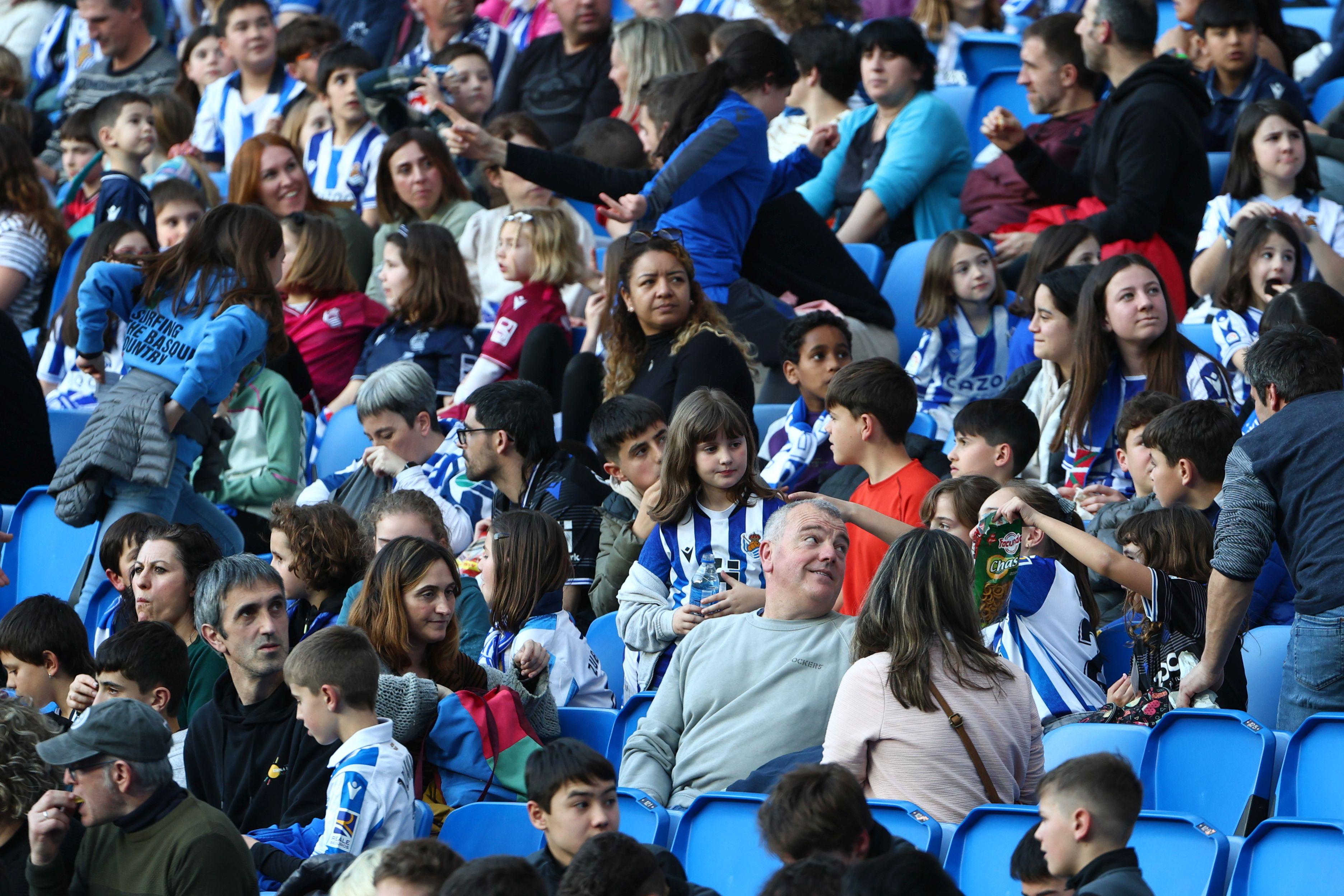 ¿Has estado en el Reale Arena? Búscate en las gradas