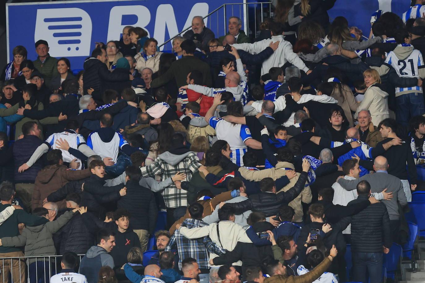 ¿Has estado en el Reale Arena? Búscate en las gradas