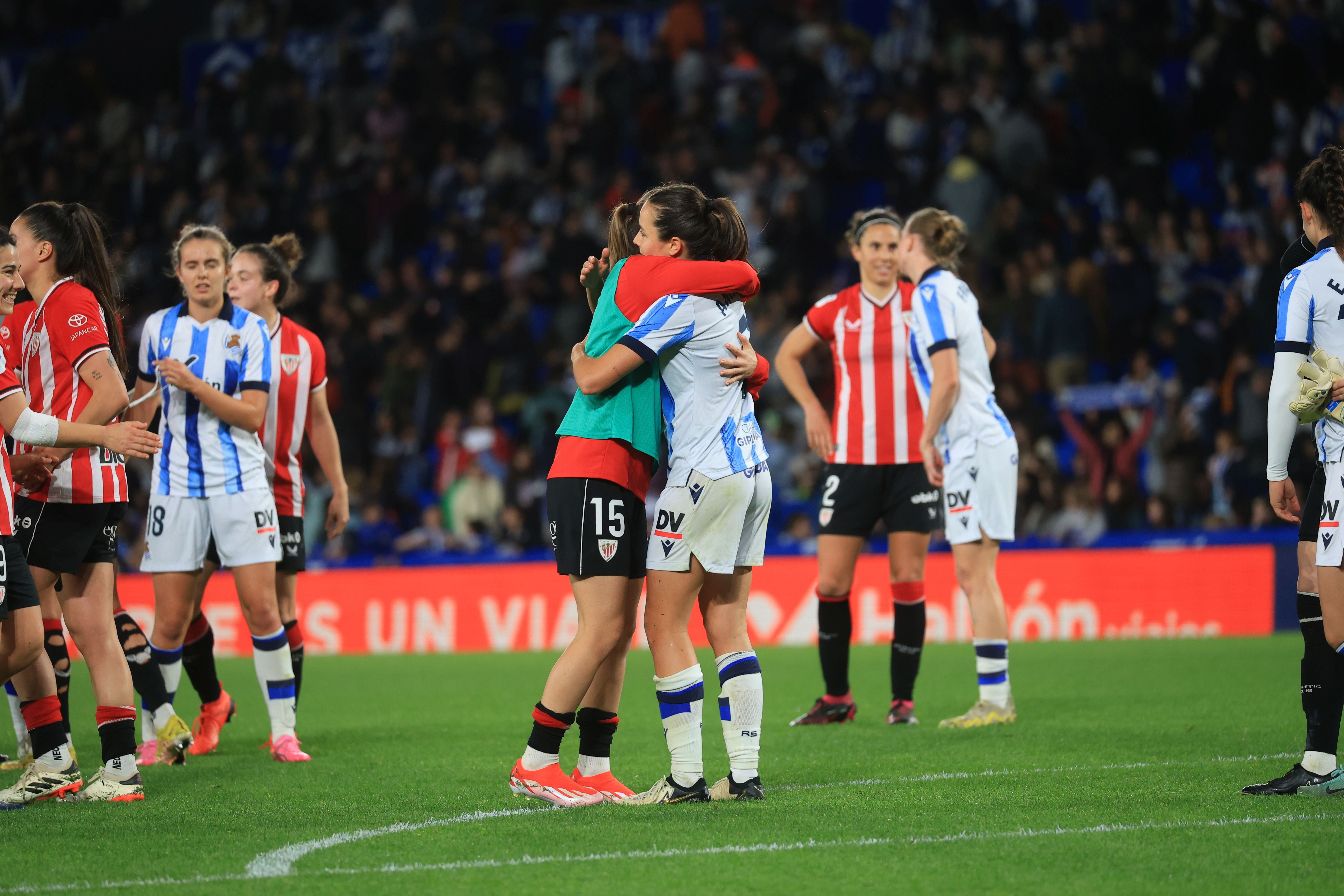 Las mejores imágenes del derbi vasco