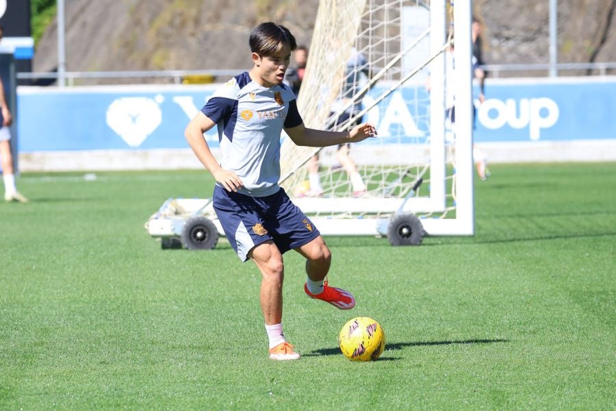 Alegría en el césped de Zubieta