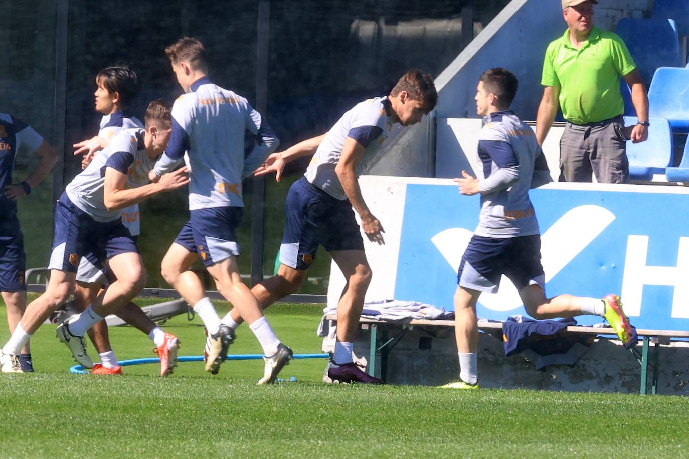 La Real se ejercita en Zubieta