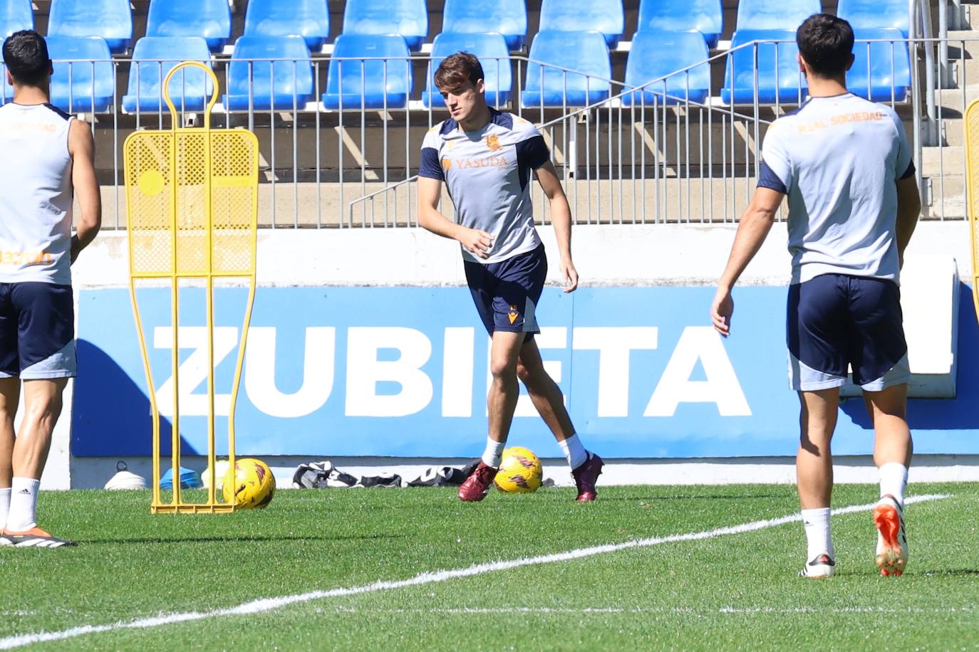 La Real se ejercita en Zubieta