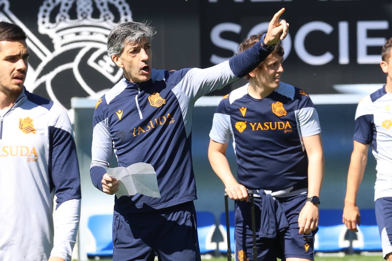 La Real se ejercita en Zubieta