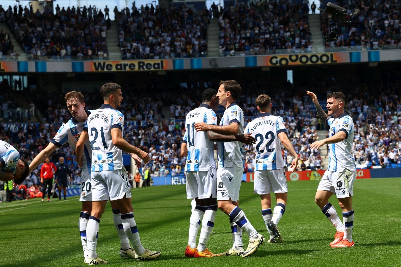 La victoria de la Real ante Las Palmas, en imágenes