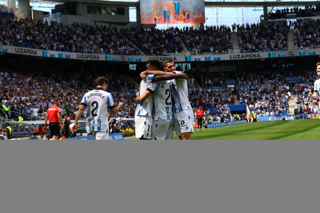 La victoria de la Real ante Las Palmas, en imágenes