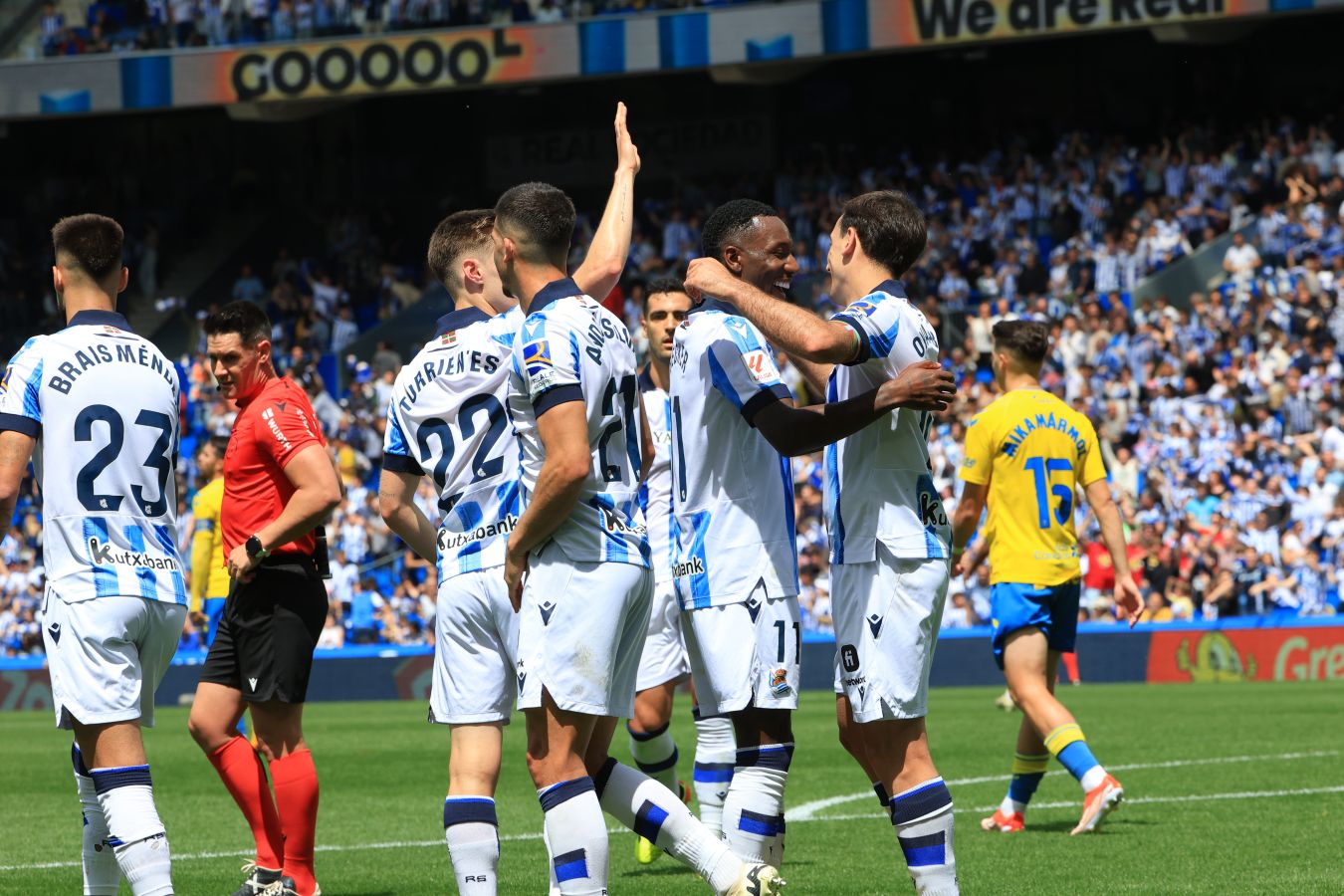 La victoria de la Real ante Las Palmas, en imágenes