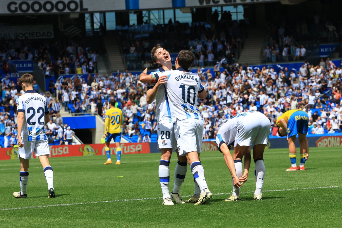 La victoria de la Real ante Las Palmas, en imágenes