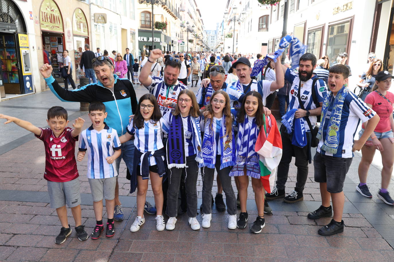 La afición txuri urdin se deja notar en Zaragoza