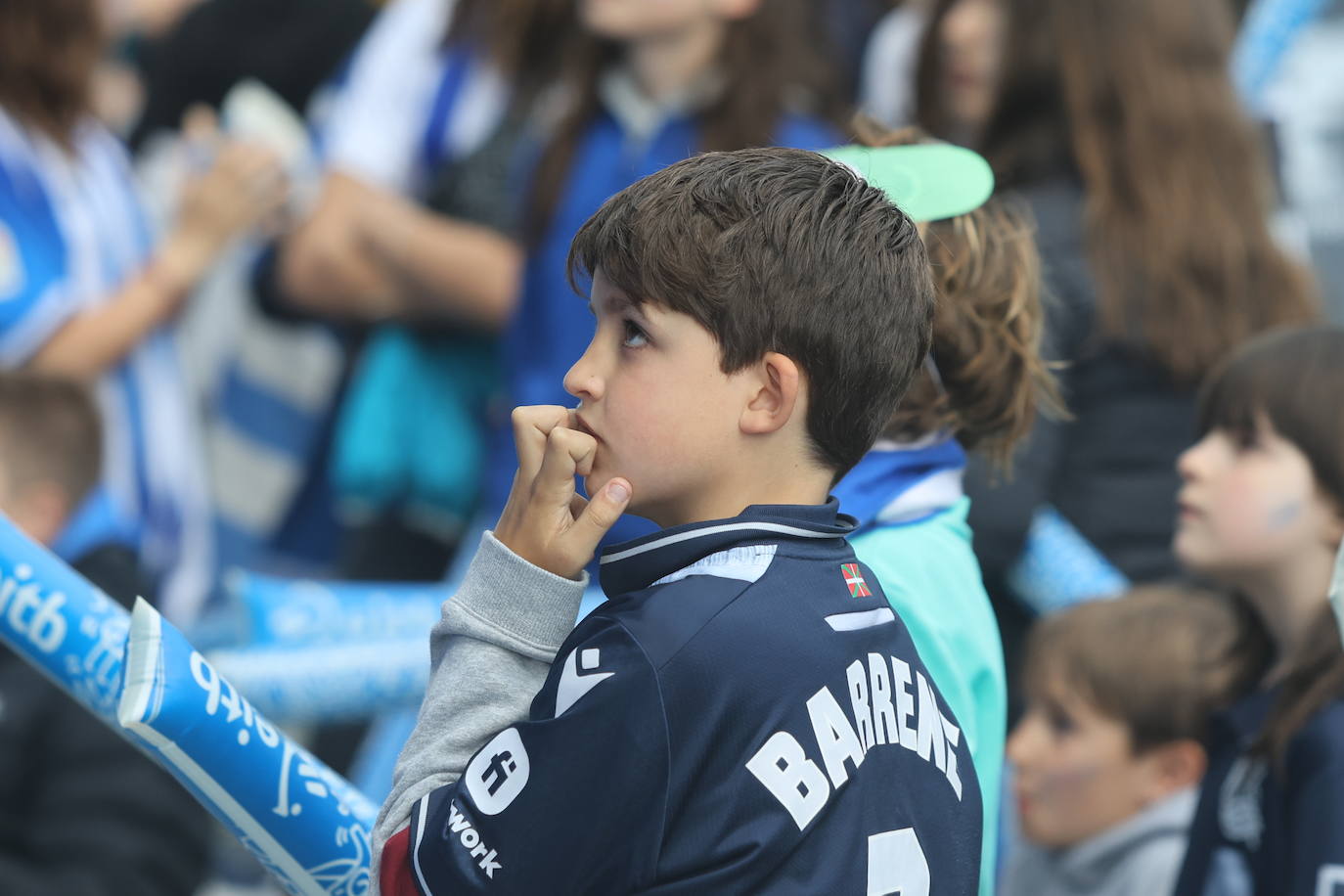 Gran ambiente en la fan zone de Sagüés