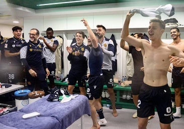 El vestuario txuri-urdin, eufórico tras la clasificación para Europa